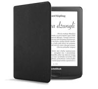 Forefront Cases Funda para Pocketbook Touch Lux 5, Lux 4, Touch HD 3 y Pocketbook Color (Colour) (2020) - Delgado, Ligera y Protectora Funda con Smart Auto Sueño Estela Función (Carcasa) - Negro