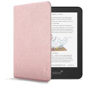 Forefront Cases Funda para Tolino Shine Color (Colour) y Tolino Shine 5. Generation (Modelos: 2024) - Delgado, Ligera y Protectora Funda con Smart Auto Sueño Estela Función (Carcasa) - Oro Rosa