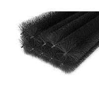 Forega - Cepillo para canalón de 12 m 120 cm Ø 19 cm 10 unidades | Resistente a los rayos UV | Protección foliar | Instalación sencilla | Protección del panel solar (alambre inoxidable)