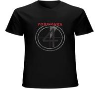 Foreigner 4 Merchandise T Shirt Short Sleeve Funny tee Black XXL