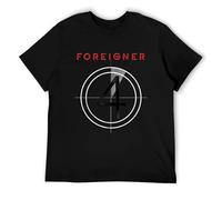 Foreigner 4 Studio Album - Camiseta para hombre, diseño de conciertos de los años 80, color gris, talla única, Color: 07., M