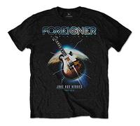 Foreigner - T-Shirt # M Black Unisex # Juke Box Heroes
