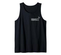 Forense Amante Hombres Mujeres Niños Investigación Crimen Detective Camiseta sin Mangas