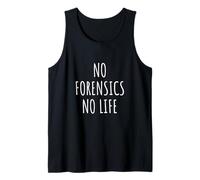 Forense Hombres Mujeres Escena del crimen Investigación Laboratorio de ADN Camiseta sin Mangas