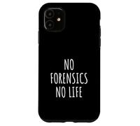 Forense Hombres Mujeres Escena del crimen Investigación Laboratorio de ADN Carcasa para iPhone 11