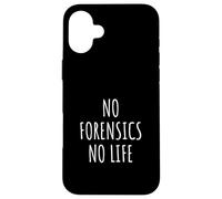 Forense Hombres Mujeres Escena del crimen Investigación Laboratorio de ADN Carcasa para iPhone 16 Plus