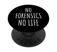 Forense Hombres Mujeres Escena del crimen Investigación Laboratorio de ADN PopSockets PopGrip Adhesivo