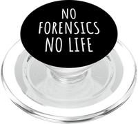 Forense Hombres Mujeres Escena del crimen Investigación Laboratorio de ADN PopSockets PopGrip para MagSafe