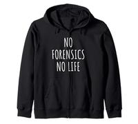 Forense Hombres Mujeres Escena del crimen Investigación Laboratorio de ADN Sudadera con Capucha