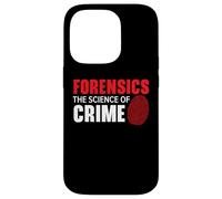 Forense La ciencia del crimen Científico forense Carcasa para iPhone 14 Pro