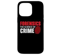 Forense La ciencia del crimen Científico forense Carcasa para iPhone 14 Pro Max