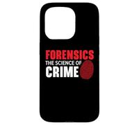 Forense La ciencia del crimen Científico forense Carcasa para iPhone 15 Pro