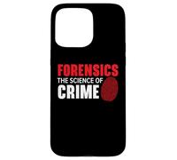 Forense La ciencia del crimen Científico forense Carcasa para iPhone 15 Pro Max