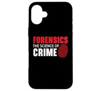 Forense La ciencia del crimen Científico forense Carcasa para iPhone 16 Plus