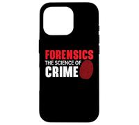 Forense La ciencia del crimen Científico forense Carcasa para iPhone 16 Pro
