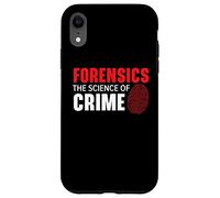 Forense La ciencia del crimen Científico forense Carcasa para iPhone XR