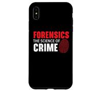 Forense La ciencia del crimen Científico forense Carcasa para iPhone XS Max