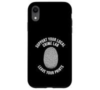 Forensic Science Investigator Fingerprint Carcasa para iPhone XR