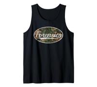 Forensics Camouflage Throwback Style Graphic Camiseta sin Mangas
