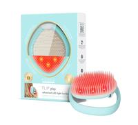 FOREO FLIP Play Cepillo Antitirones y Cepillo Desenredante Sin Tirones con LED Avanzado 3-en-1 - Masajeador de Cuero Cabelludo con Luz Roja, Azul y Verde para Cabello con Aspecto Más Fuerte y Denso