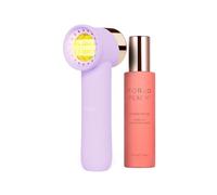 FOREO Fuzz-free Peach 2 Go Set - Depiladora de luz pulsada + Peach Gel preparador refrescante, hidratante y calmante - Depilación permanente cara y cuerpo incluso de viaje
