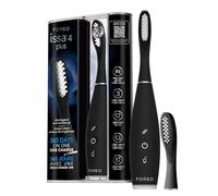 FOREO issa 4 plus - Cepillo sónico con ajuste de presión IA - Black | Cepillo eléctrico, Cepillo sónico, Presión adaptativa IA, Cerdas suaves, Blanqueamiento, Cuidado de encías, Recargable, Black