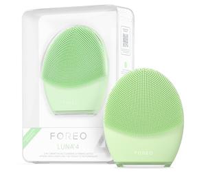 FOREO LUNA 4 Cepillo de limpieza facial - Masajeador facial reafirmante - Cuidado facial antiedad - Cuidado facial simple - Piel mixta