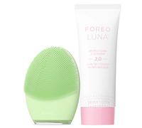 FOREO LUNA 4 Cepillo limpieza facial + Limpiador Micro-Foam 2.0 100 ml Set | cepillo limpieza facial, cepillo silicona, limpiador facial, limpiador espumoso, piel sensible, exfoliación suave