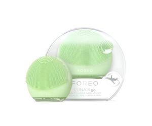 FOREO LUNA 4 go Cepillo de limpieza facial y masajeador facial reafirmante, cuidado facial premium, mejora la absorción de productos para el cuidado de la piel facial, herramientas simples para el
