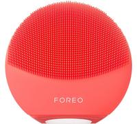 FOREO LUNA 4 mini Cepillo de limpieza facial y masajeador facial - Mejora la absorción de los productos de cuidado facial - Cuidado facial simple - Para todo tipo de pieles - Coral
