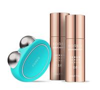 FOREO Set Reafirmante BEAR - Dispositivo de microcorrientes facial BEAR + 2x sérum conductor 30 ml con acido hialuronico- Masajeador facial reafirmante - Skin care set - Mint