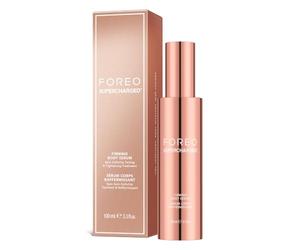 FOREO SUPERCHARGED Sérum corporal reafirmante, 100 ml, Conductor y tonificante, Crema anticelulítica, Antiedad, 8 tipos de ácido hialurónico, Dermatológicamente testado