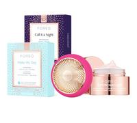 FOREO UFO 3 + mascarillas Daily Duo x7 + hidratante Set - Fuchsia