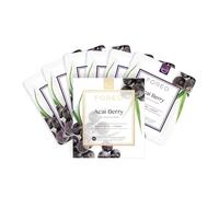 FOREO UFO Acai Berry, mascarilla facial activa para piel seca y envejecida, pack de 6, antioxidante, con bayas de açai y manteca de karité, cruelty free, compatible con todos los dispositivos UFO