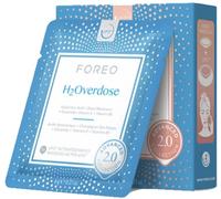 FOREO Máscara facial H2Overdose Advanced Collection 2.0 UFO-Activated, Hidratante facial, Belleza facial, Ácido hialurónico y vitamina E, Para todo tipo de piel, Piel seca y escamosa, 6 unidades