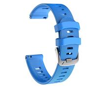 Forerunner 245/245M Sportives Silikonarmband als ErErsatzhrenband kompatibel mit weiches Austauzubehör für aktive Nutzer schweißbeständig hautfreundlich ideale Passform für Training Alltag, azul