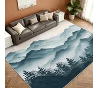 Forest Alfombra 160x230cm, Mountain Forest Alfombras for Living Room
