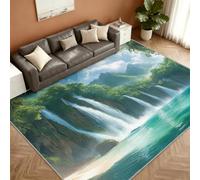 Forest Alfombra 180x240cm, Mountain Forest Alfombras for Living Room