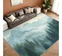 Forest Alfombra 200x290cm, Mountain Forest Alfombras for Living Room