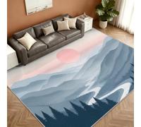 Forest Alfombra 240x300cm, Mountain Forest Alfombras for Living Room