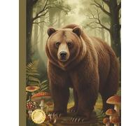 Forest Animal Wide-Ruled Notebook | Retro Vintage Polish Woodland Animal Journal | 150 Pages | 7.5 x 9.25 Inches | Cute Rustic Nature Design: ... - Perfect for Writing, Journaling & Notes