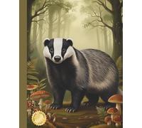 Forest Animal Wide-Ruled Notebook | Retro Vintage Polish Woodland Animal Journal | 150 Pages | 7.5 x 9.25 Inches | Cute Rustic Nature Design: ... - Perfect for Writing, Journaling & Notes