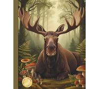 Forest Animal Wide-Ruled Notebook | Retro Vintage Polish Woodland Animal Journal | 150 Pages | 7.5 x 9.25 Inches | Cute Rustic Nature Design: ... - Perfect for Writing, Journaling & Notes