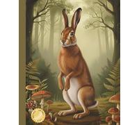 Forest Animal Wide-Ruled Notebook | Retro Vintage Polish Woodland Animal Journal | 150 Pages | 7.5 x 9.25 Inches | Cute Rustic Nature Design: ... - Perfect for Writing, Journaling & Notes