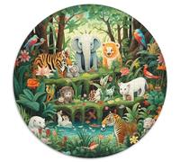 Forest Animals 1000 Teile Science Fiction Puzzle Für Erwachsene Bildungspiele Stresslindernde Unterhaltung Teamgeist Pflegen Für Die Ganze Familie, Geschenke Für Frauen & Männer 1000pcs (67.5x67.5cm)