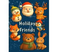 Forest Animals Coloring Book for Kids: A Cozy Winter Holiday Activity Featuring Cute Woodland Creatures