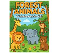 forest animals _ coloring book: This book is perfect for children of all ages who love nature adventures and art, making coloring both fun and educational!