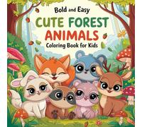 Forest Animals colouring book for children 100 pages