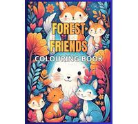 FOREST ANIMALS: colouring book for children 4+