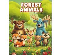 Forest Animals from A to Z: A Cute Alphabet Coloring Book for Kids Ages 3-8 (CD Creations A-Z Coloring Series)